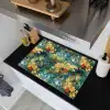 Geel - Bloemen - Groen - Bladeren Inductie beschemer met haakjes klein 777 -sfeer1