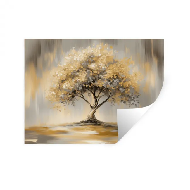 Wall Sticker - Painting - Tree - Abstract - Leaves