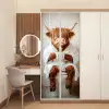 Schotse Hooglander - WC - Badjas - Modern - Dieren deurposter klein -sfeer3