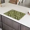 Bladeren - Modern - Groen Inductie beschermer vinyl 3mm klein 276 -sfeer8
