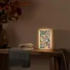 Dorp - Heuvels - Landschap - Bomen Light Box met kabel (Tafellamp) klein -sfeer4