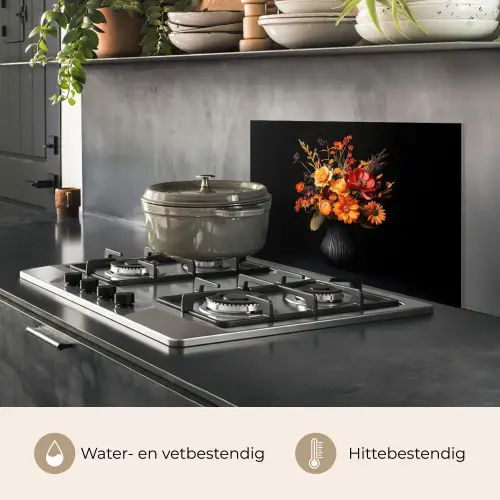 Herfst - Boeket - Oranje keuken achterwand spatscherm klein -usp_NL