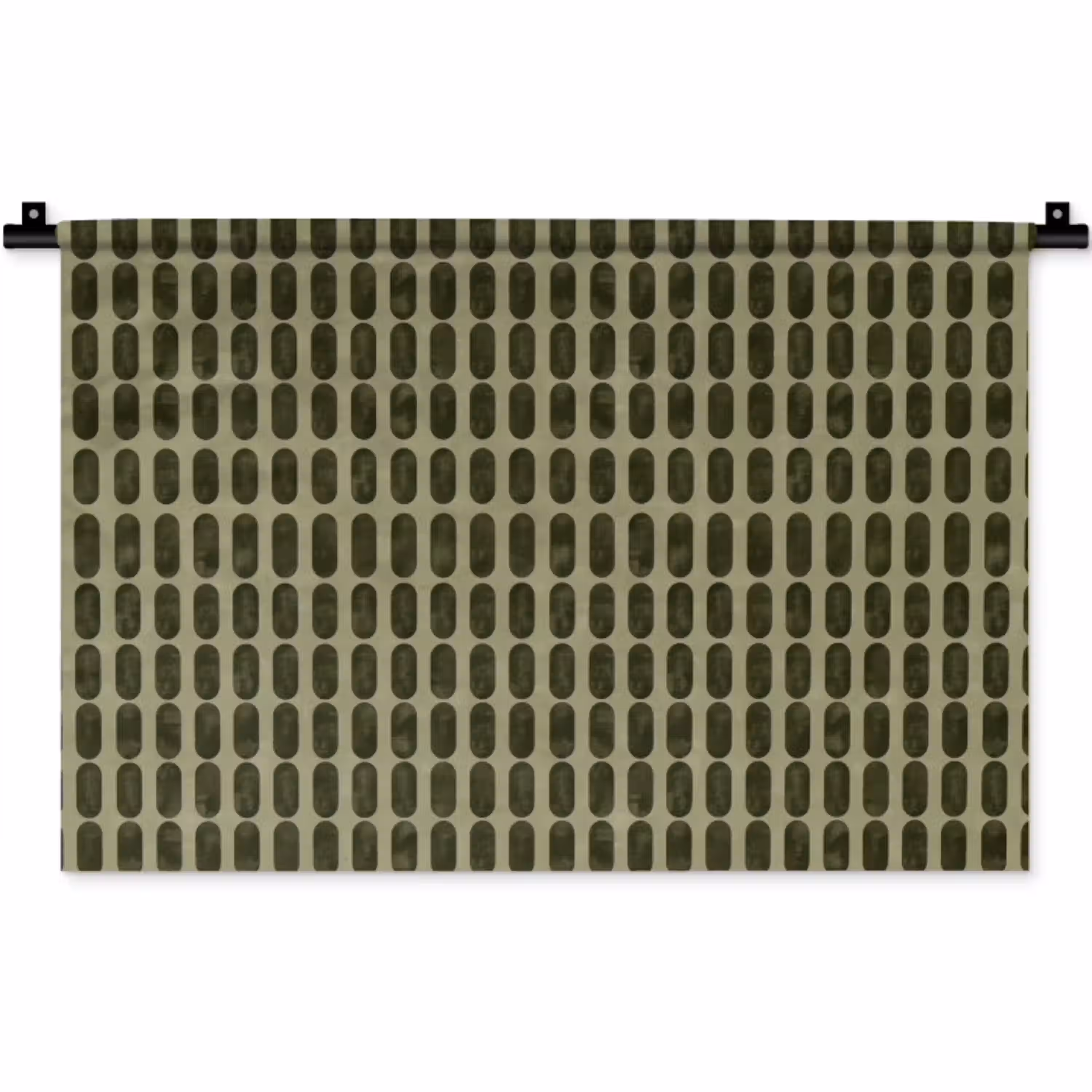 Ritmisch - Effect - Groen Wandkleed katoen klein 269 -zz3d