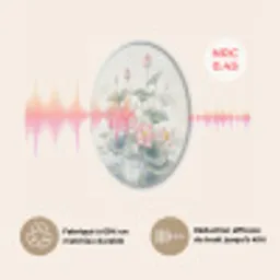 Aquarel - Lotusbloemen - Kleurrijk Akoestische PET Vilt - Rond klein -USP_FR