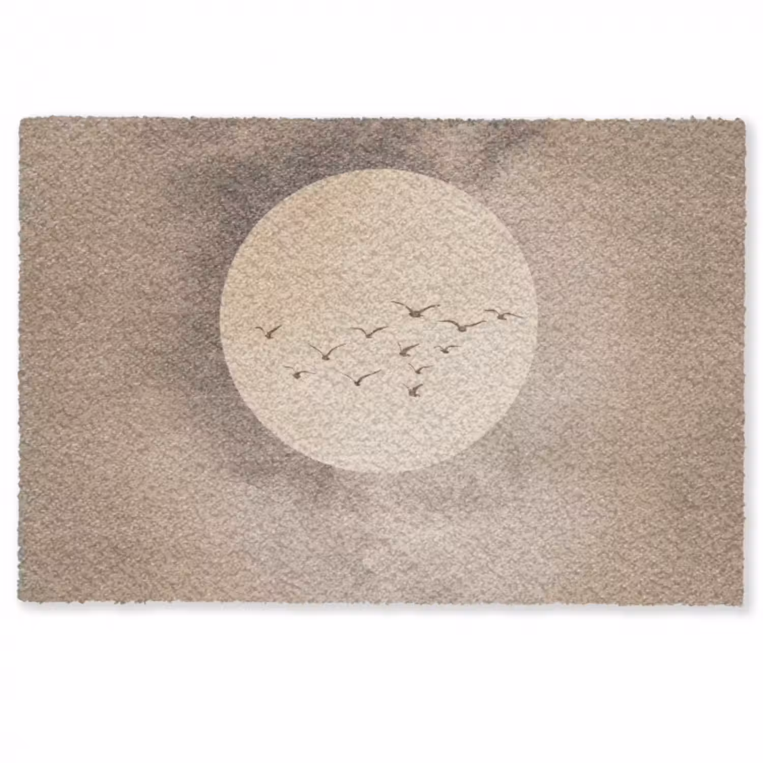 Fußmatte - Vogel - Beige - Japanisch