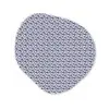 Oceaan - Bubbel - Blauw - Wit Wandcirkel Organisch Forex 3mm klein 629 -3d
