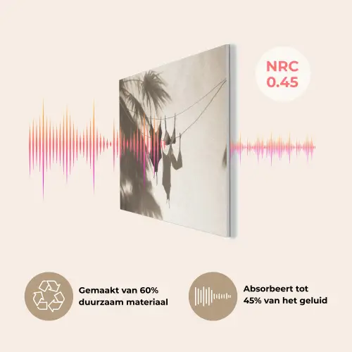 Badkleding - Palmbomen - Schaduw - Tropisch PET vilt klein -USP_NL