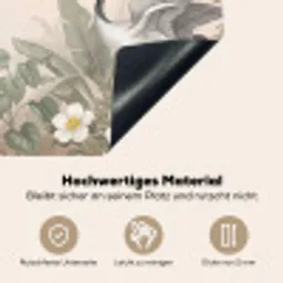 Kraanvogels - Natuur - Roze Inductie beschemer met haakjes klein -ky-onderkant-de