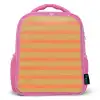 Zee - Rood - Geel - Strepen Kinderrugzak - Roze middel 863 -3d