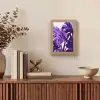 Bladeren - Paars - Tropisch - Abstract Light Box met kabel (Tafellamp) klein -sfeer2