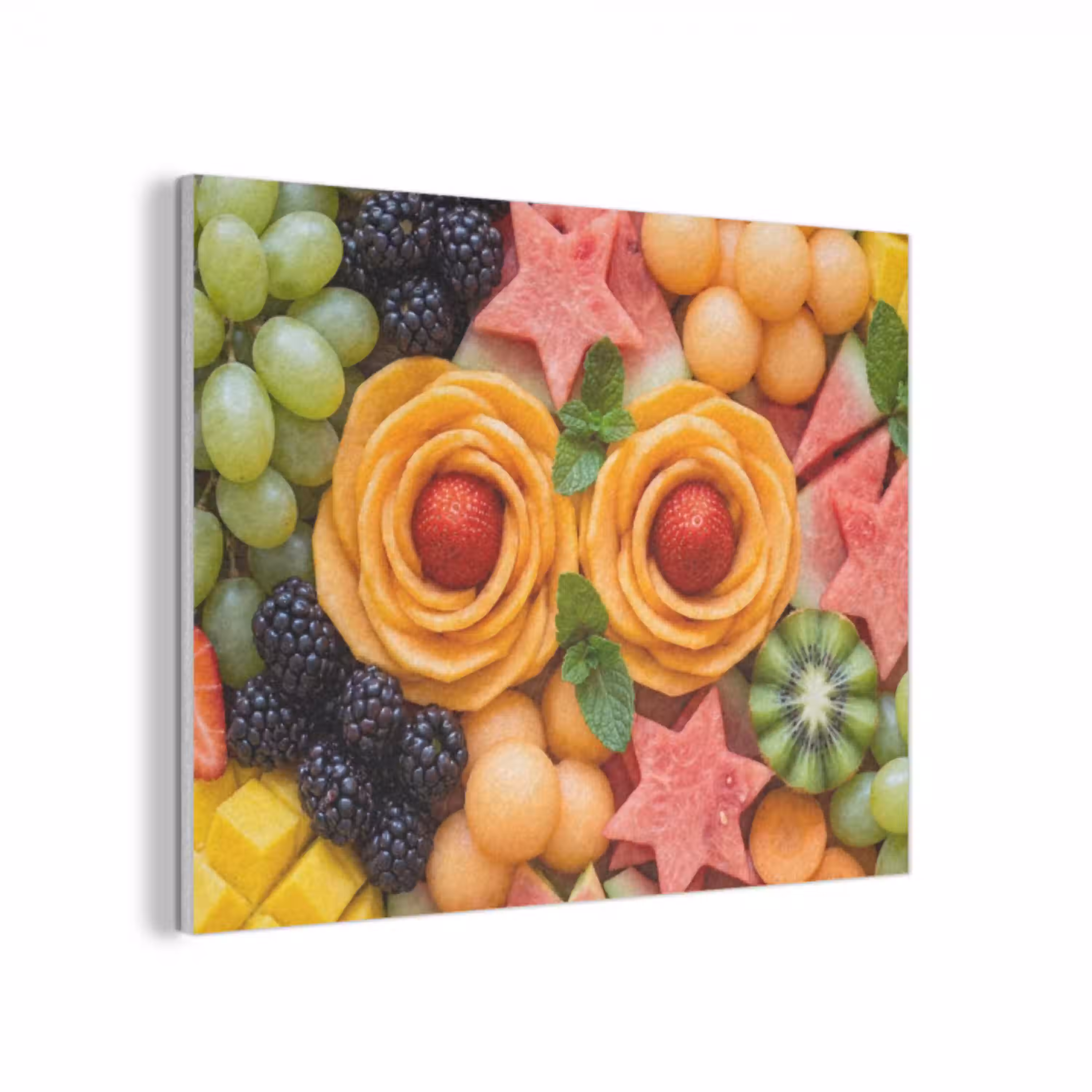 Fruit - Variatie - Kleurrijk - Vers - Eten PET vilt klein -3d