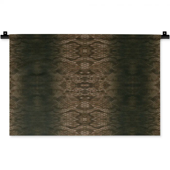 Slang - Boa - Diep - Bruin Wandkleed katoen klein 269 -zz3d