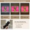 Kat - Art - Zonnebril - Roze Light Box met batterij (Wandlamp) middel -USP_lichtkleurNL