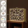 Luipaardprint - Bruin - Courage - Sierlijk Light Box met batterij (Wandlamp) middel -USP_websiteoverzichtNL