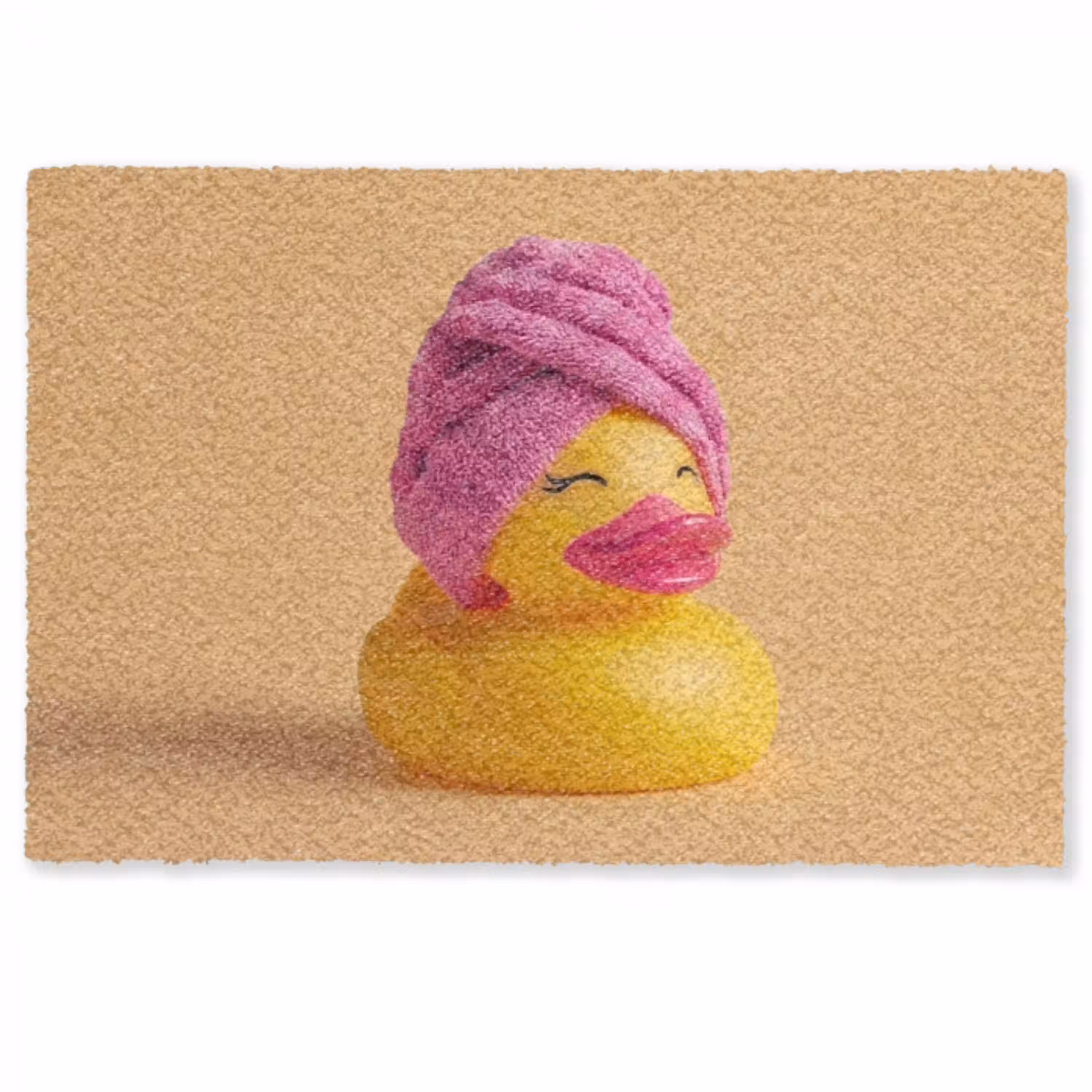 Badeend - Handdoek - Kleurrijk Deurmat klein -zkaufland3d