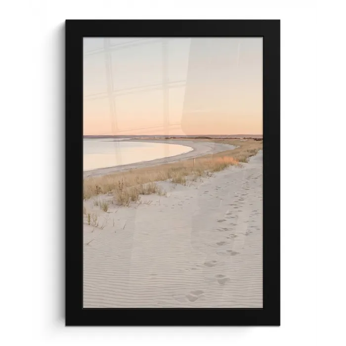 Kustlijn - Horizon - Hek fotolijst zwart zonder passe partout klein -3d