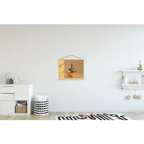 Goud - Disco - Glitter - Peer textielposter latten blank klein -kinderkamer
