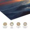 Meeuwen - Zonsondergang - Zee - Wolken poster papier klein -closeup_NL