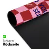 Furture - Geblokt - Rood Muismat XXL klein -ysfeer2_duits