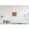 Vrouwen - Portret - Luxe - Goud textielposter latten blank klein -kinderkamer