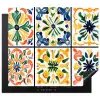 Spaans - Tegels - Keramiek - Bloemen Inductie beschermer vinyl 3mm middel -3d