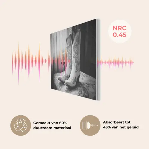 Wijn - Cowboylaarzen - Raamlicht - Wit PET vilt klein -USP_NL