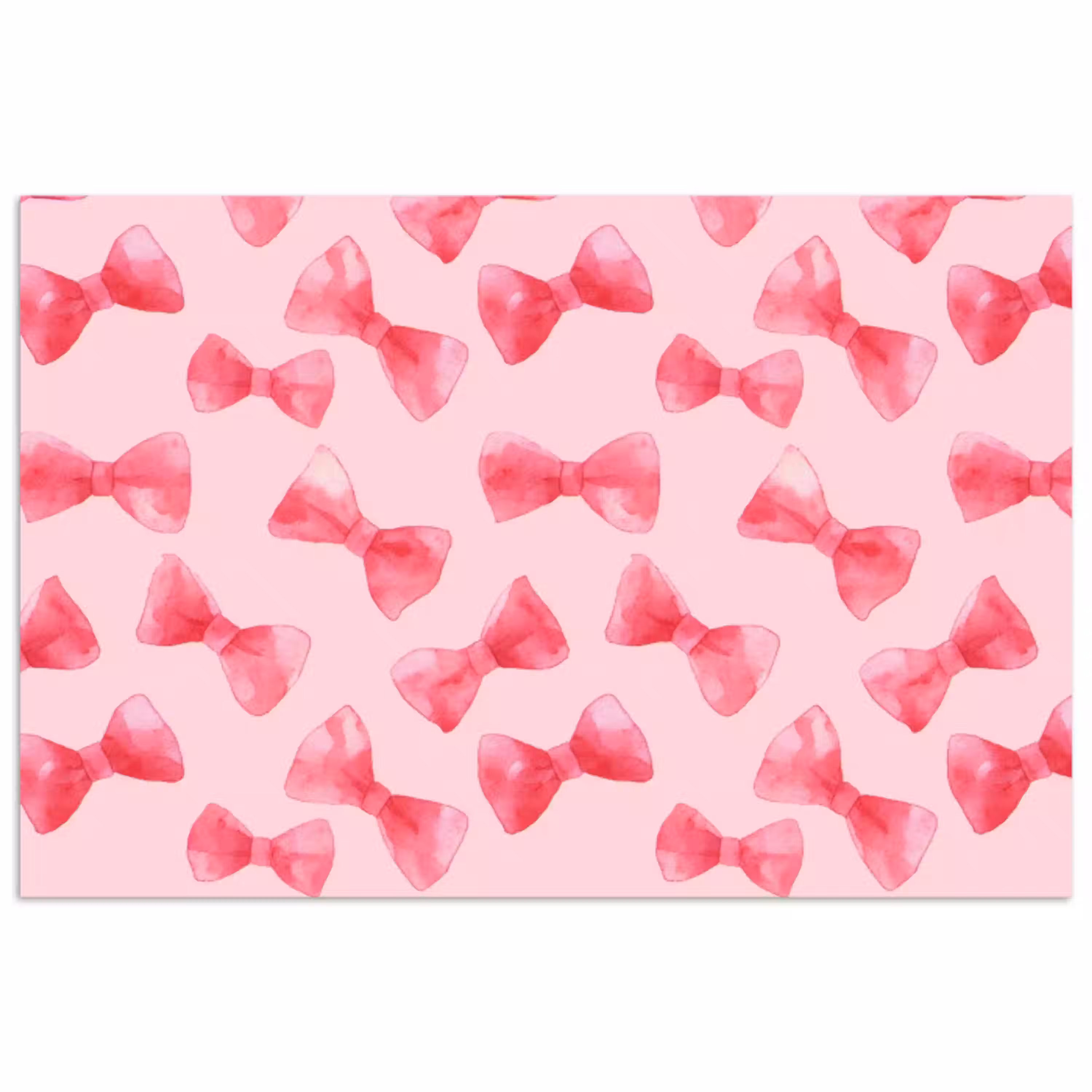 Strikken - Aquarel - Roze poster papier klein 62 -3d