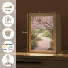 Kersenbloesem - Natuur - Sakura - Pad - Japanse tuin Light Box met kabel (Wandlamp) klein -USP_websiteoverzichtNL