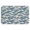 Golven - Klassiek - Blauw WCmat klein 1009 -3d