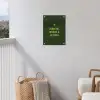 Donkergroen - Quote - Zon - Zomer tuinposter los doek klein -sfeer8