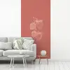 Minimalistisch - Illustratie - Aardbei - Tak fotobehang vinyl groot -woonkamer