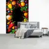 Groente - Graffiti - Kleurrijk - Koken - Abstract fotobehang vinyl groot -slaapkamer