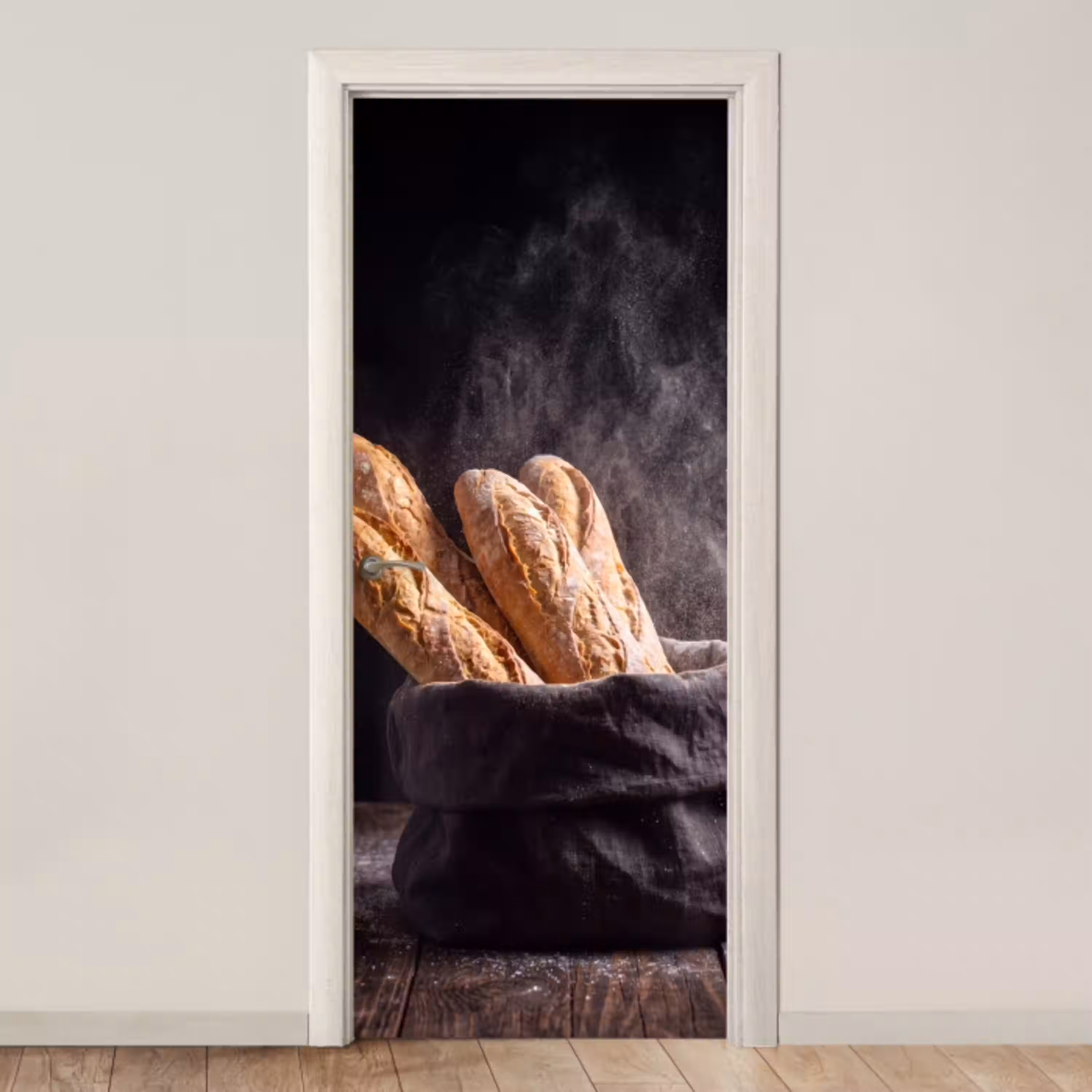 Brood - Zak - Eten deurposter klein -3d_beige