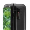 Palm diverse bladeren patroon groen NBS - Handbagage koffer - Volwassenen Unisex middel -slot