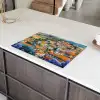 Dorp - Heuvels - Landschap - Bomen Inductie beschermer vinyl 3mm klein -sfeer8