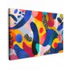 Vormen - Abstract - Stippels - Blauw canvas 2cm klein -z3d