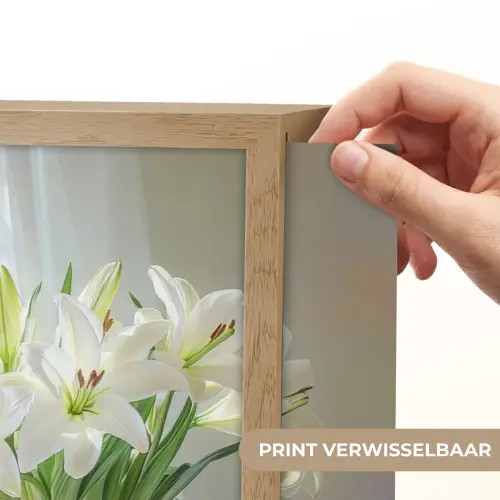 Vaas - Eieren - Bloemen Light Box met batterij (Wandlamp) middel -USP_websiteprintNL