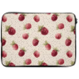 Framboos - Stippen - Rood laptophoes neopreen klein 279 -zkaufland3dotto