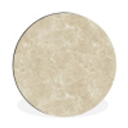 Lichtbeige - Marmer - Diffusie adering Wandcirkel aluminium klein 190 -3d