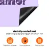 Mucho amor - Paars - Gelaagde letters Inductie beschermer vinyl 3mm klein -zzzzzzz-td-onderkant