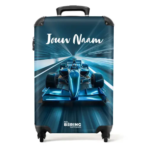 Blazing blue NBS - Handbagage koffer - Kinderen Unisex middel -productfoto_recht