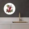 Drank - Winter - Cocktail - Rood KitchenYeah - Keuken - Wandcirkel Forex klein -sfeer1