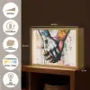 Graffiti - Handen - Vintage - Street art Light Box met batterij (Wandlamp) middel -USP_websiteoverzichtNL