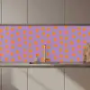 Paars - Oranje - Perzik keuken achterwand 2 middel 871 zz_3dshopping