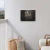 Siergras - Pluimen - Verlichting - Zwart tuinposter los doek klein -sfeer8