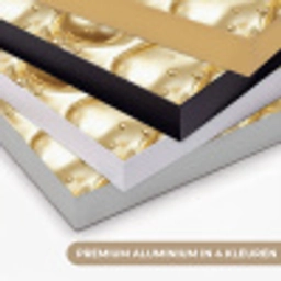 Vloeibaar - Druppels - Goud Textielframe zwart klein 947 -USP_kleurenNL