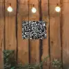 Symbolen - Abstract - Grafisch - Zwart tuinposter los doek klein -sfeer1