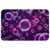 Paars - Bubbels - Schuim Badmat klein -3d