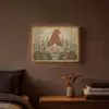 Kerstgnome - Konijntjes - Kleurrijk Light Box met batterij (Wandlamp) middel -sfeer4