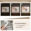 Abstract - Pastel kleuren - Goud - Modern - Aesthetic Light Box met kabel (Tafellamp) klein -USP_dimbaarNL